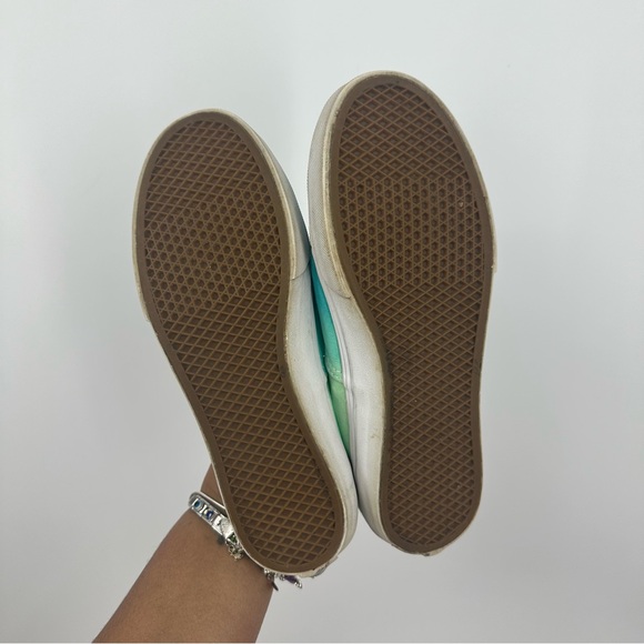 Vans Blue Ombre Skate Slip Ons Size Woman’s 6 - Picture 9 of 10